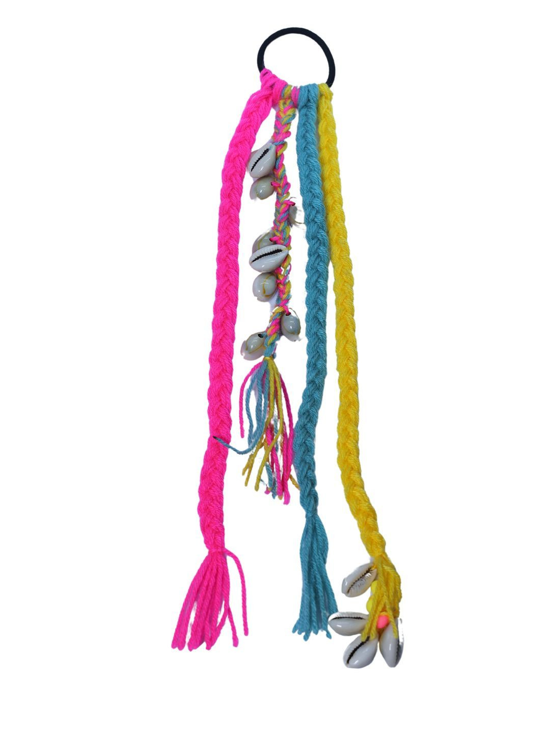 Arendelle Girls Hair Tassel Cords Ponytail Holders Navratri 2024 Collection