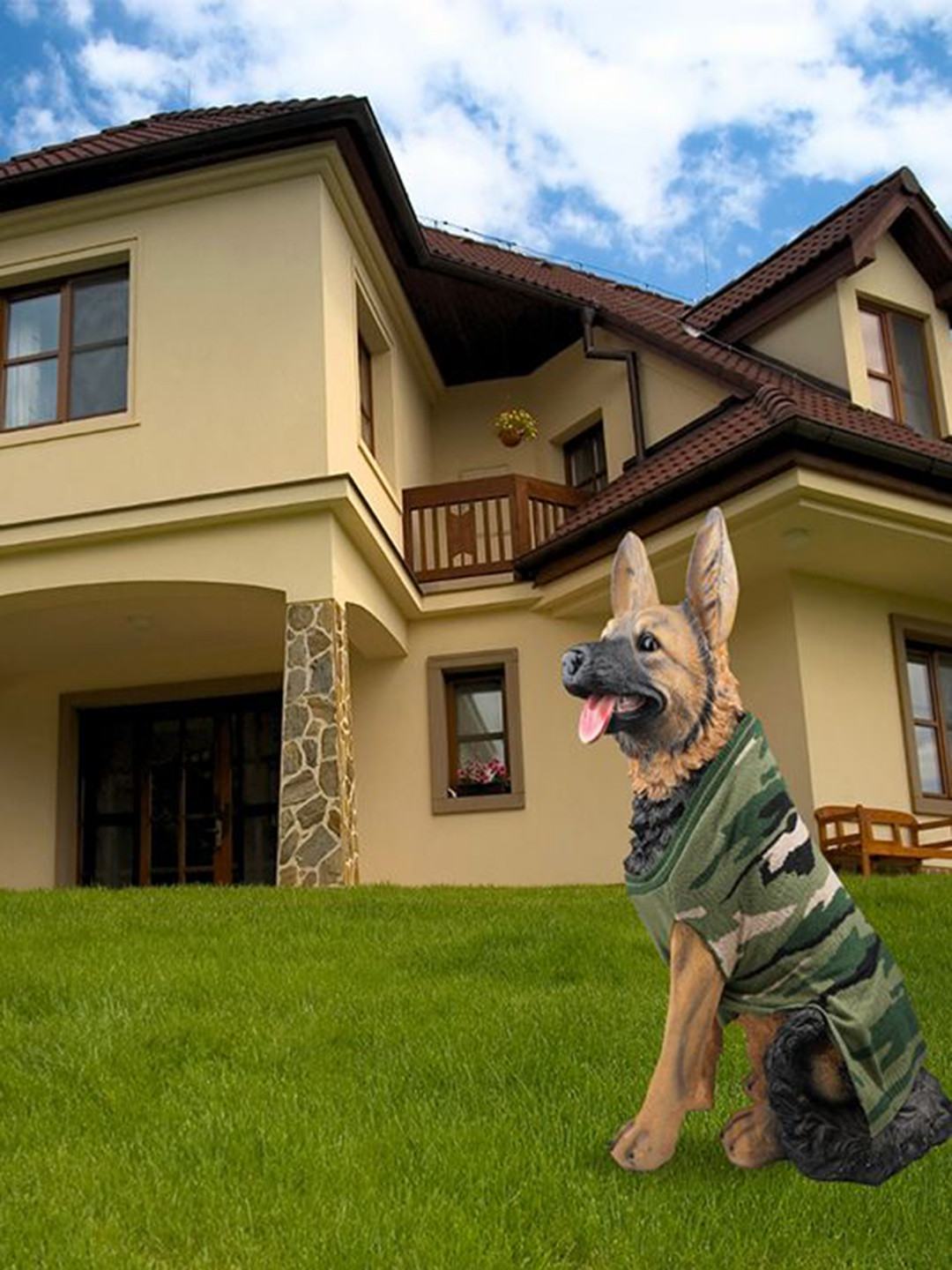 Lulala Turtle Neck Camouflage Dog Sweater