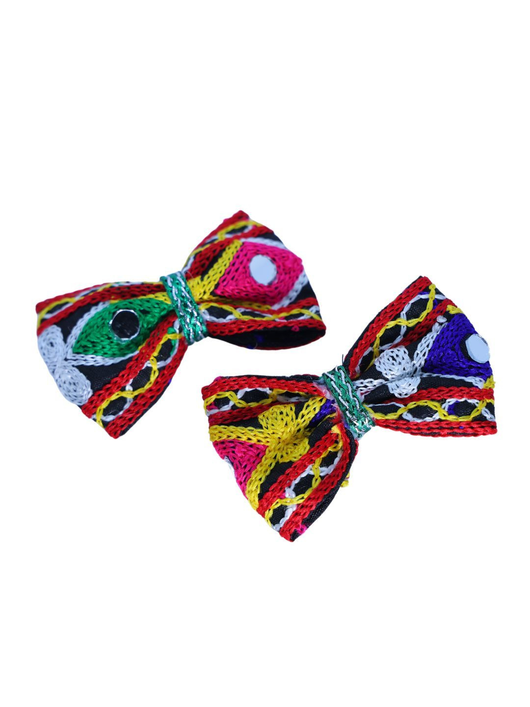Arendelle Girls Set Of 2 Embellished Alligator Hair Clips Navratri 2024 Collection