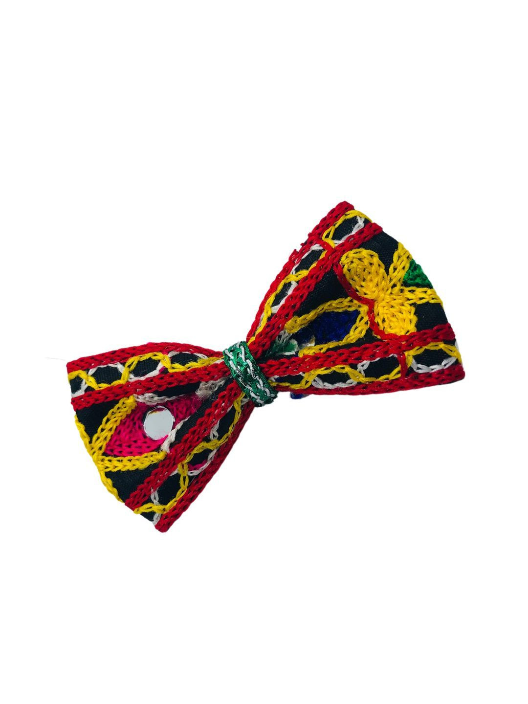 Arendelle Women Big Bow Embellished Alligator Hair Clip Navratri 2024 Collection