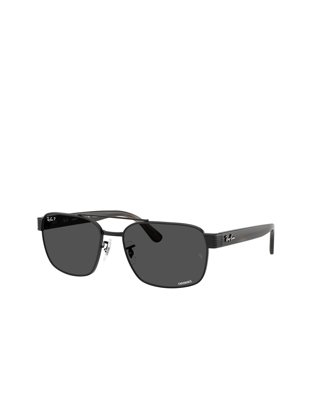 RAY-BAN Unisex Polarized Grey Lens Square Sunglasses - 0RB3751CH002/K861