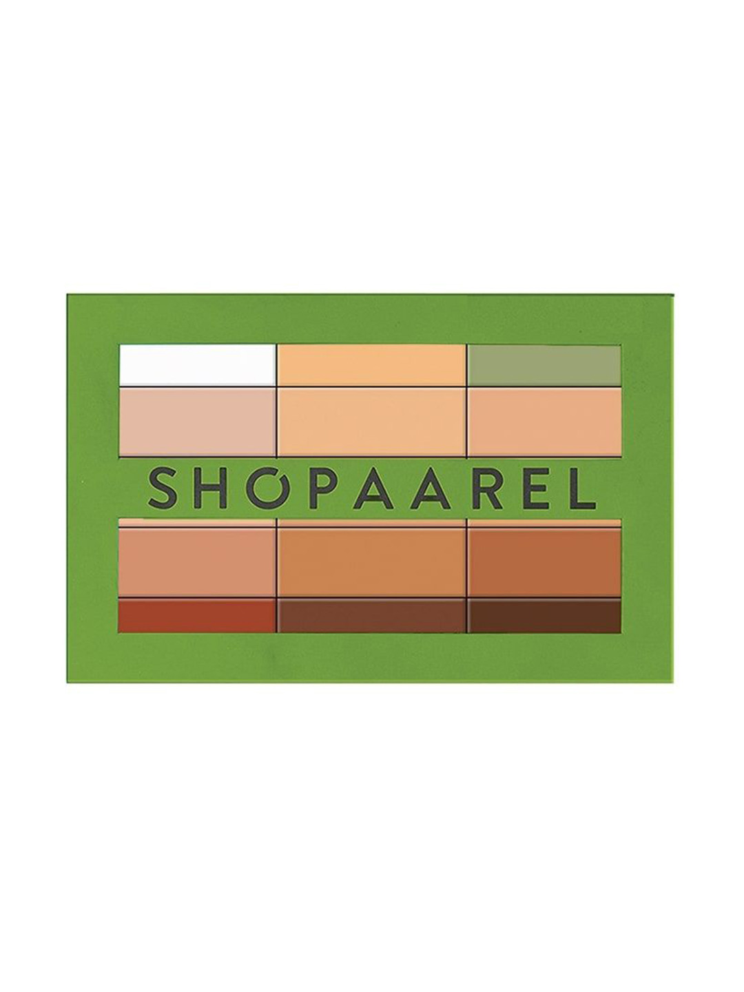 Shopaarel 15 HD Cream All In 1 Z Palette - 340 gm - Green