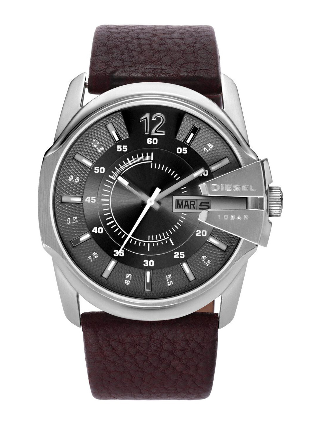 DIESEL Men Dial & Leather Straps Analogue Watch AK_DZ1206