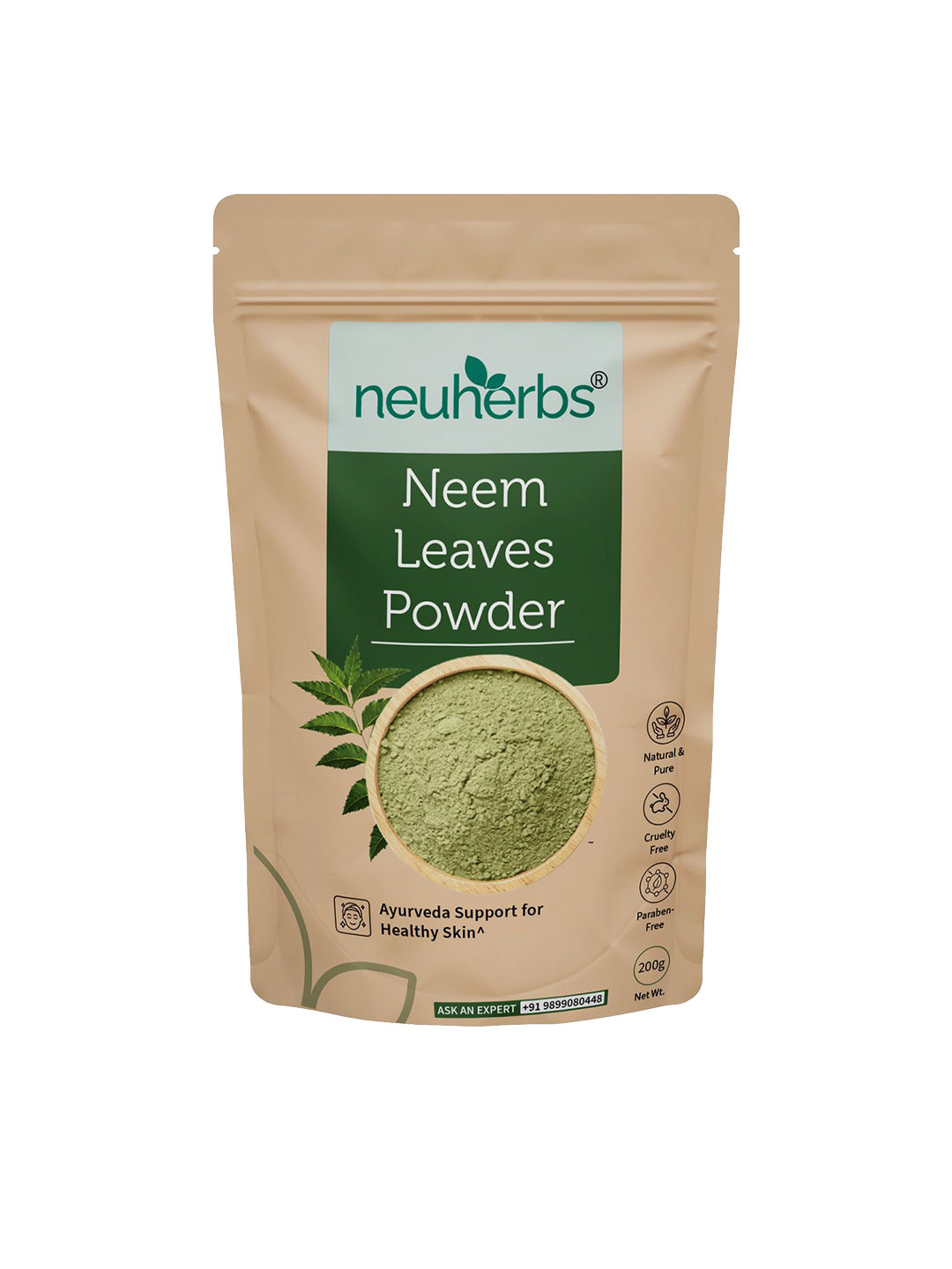 Neuherbs Neem Leaves Powder Face Pack - 200 g