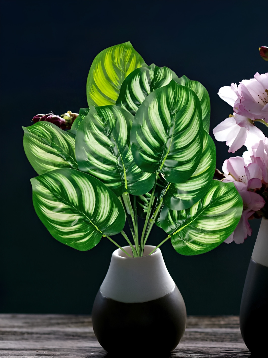 ARTSY Green & White Monstera Deliciosa Artificial Flower