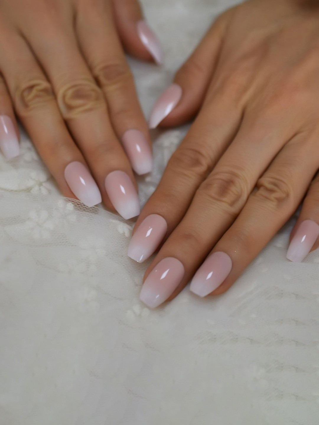 Pep Nails Set Of 24 Artificial Press On Nails  Shade - Pink