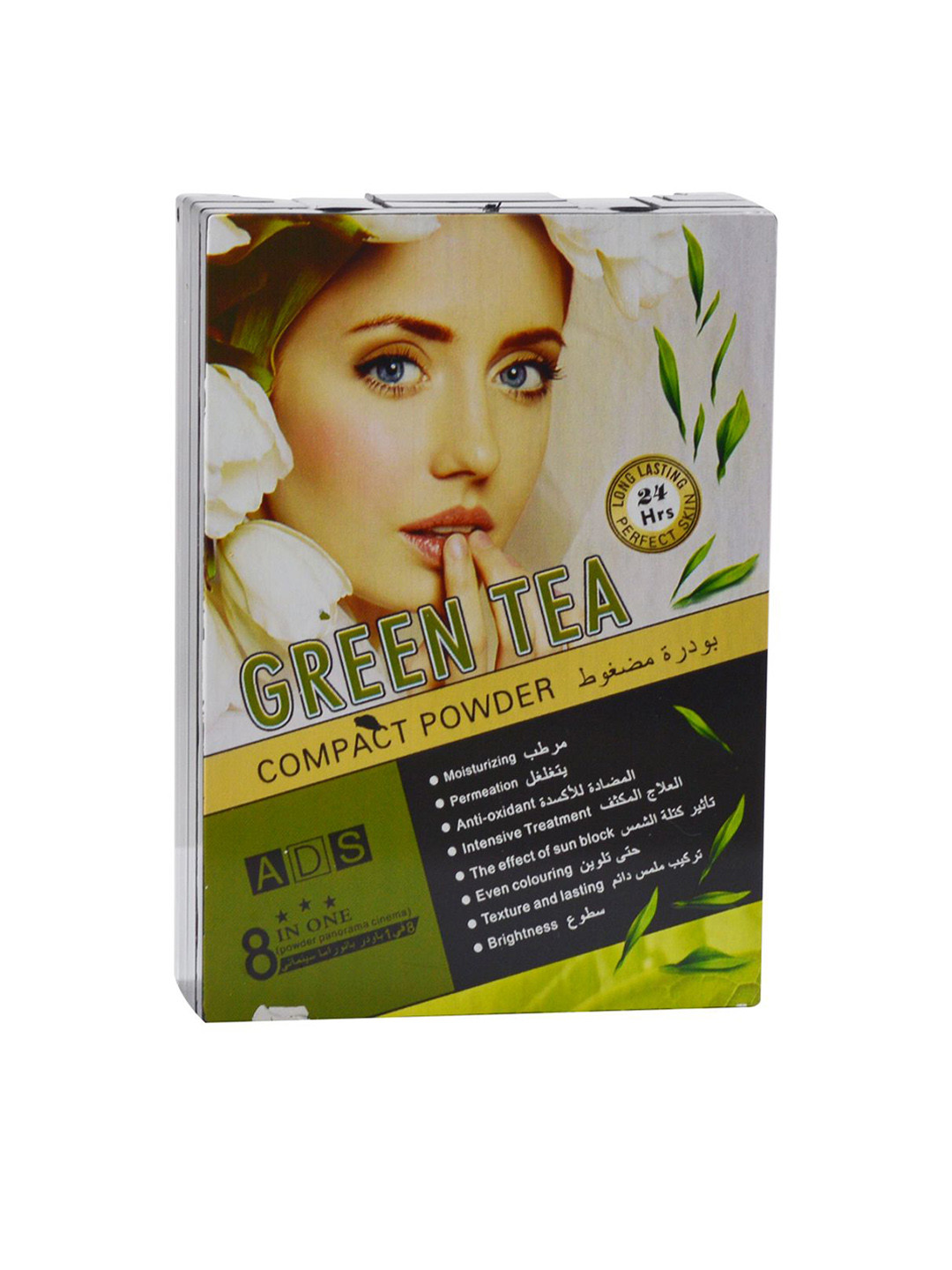 A.D.S Perfecting Compact Powder With Green Tea - 30 g- Shade 01