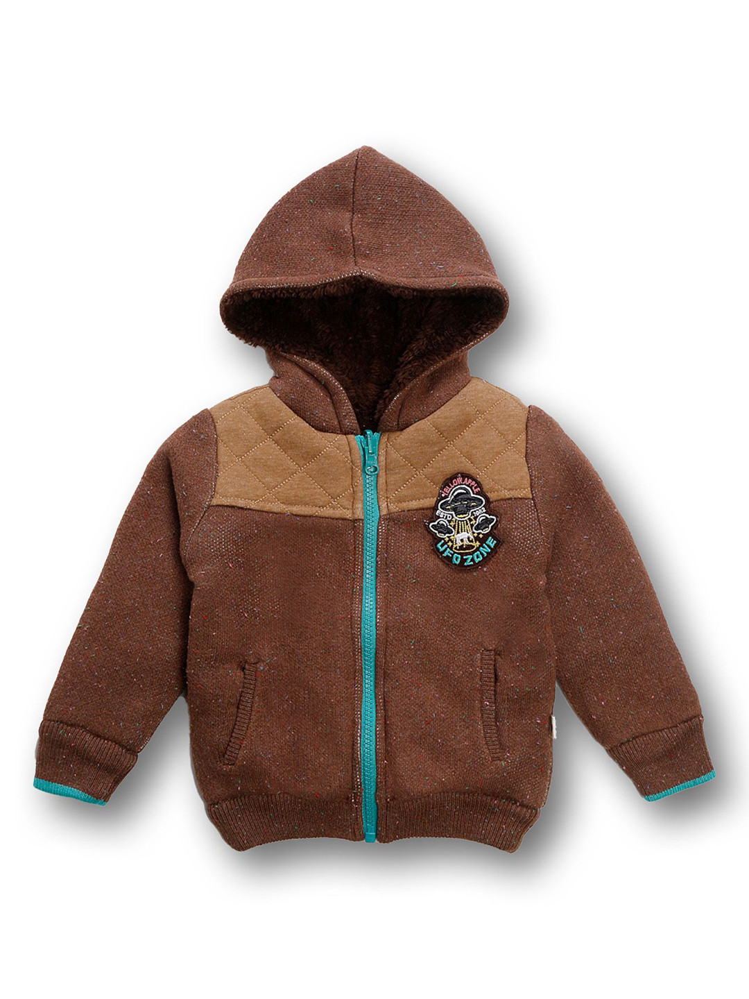 Yellow Apple Boys Woollen Cardigan Warm Sweater