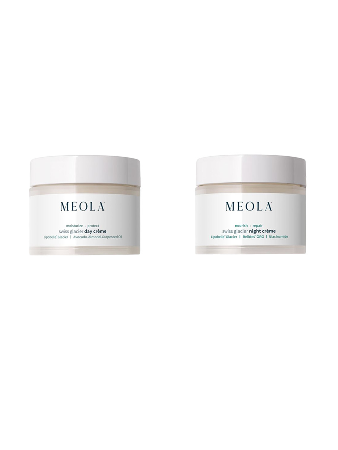 Meola Set of Swiss Glacier Day & Night Cream Combo - 50 g each