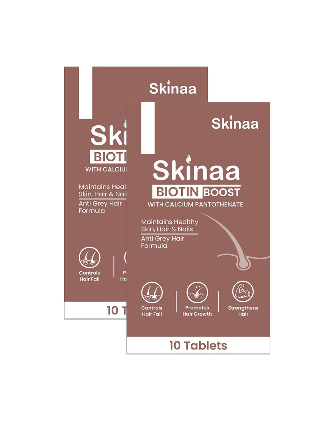 SKINAA Set of 2 Biotin Boost Tablets - 10 Tabs Each