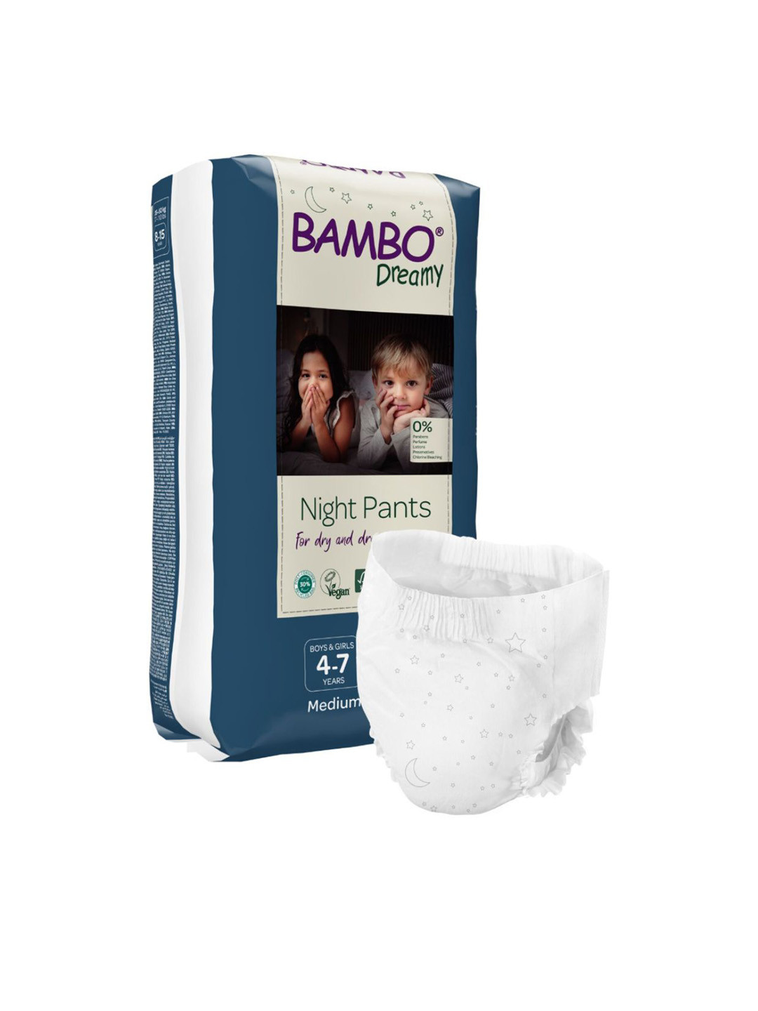 Bambo Nature Skin Friendly Night Pants - M