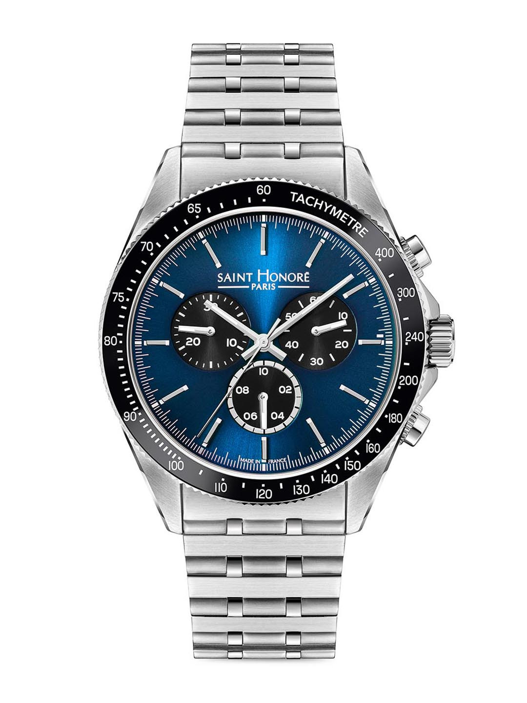 SAINT HONORE PARIS Men Le Bourget Quartz Blue Round watch - LB896101-17DIN