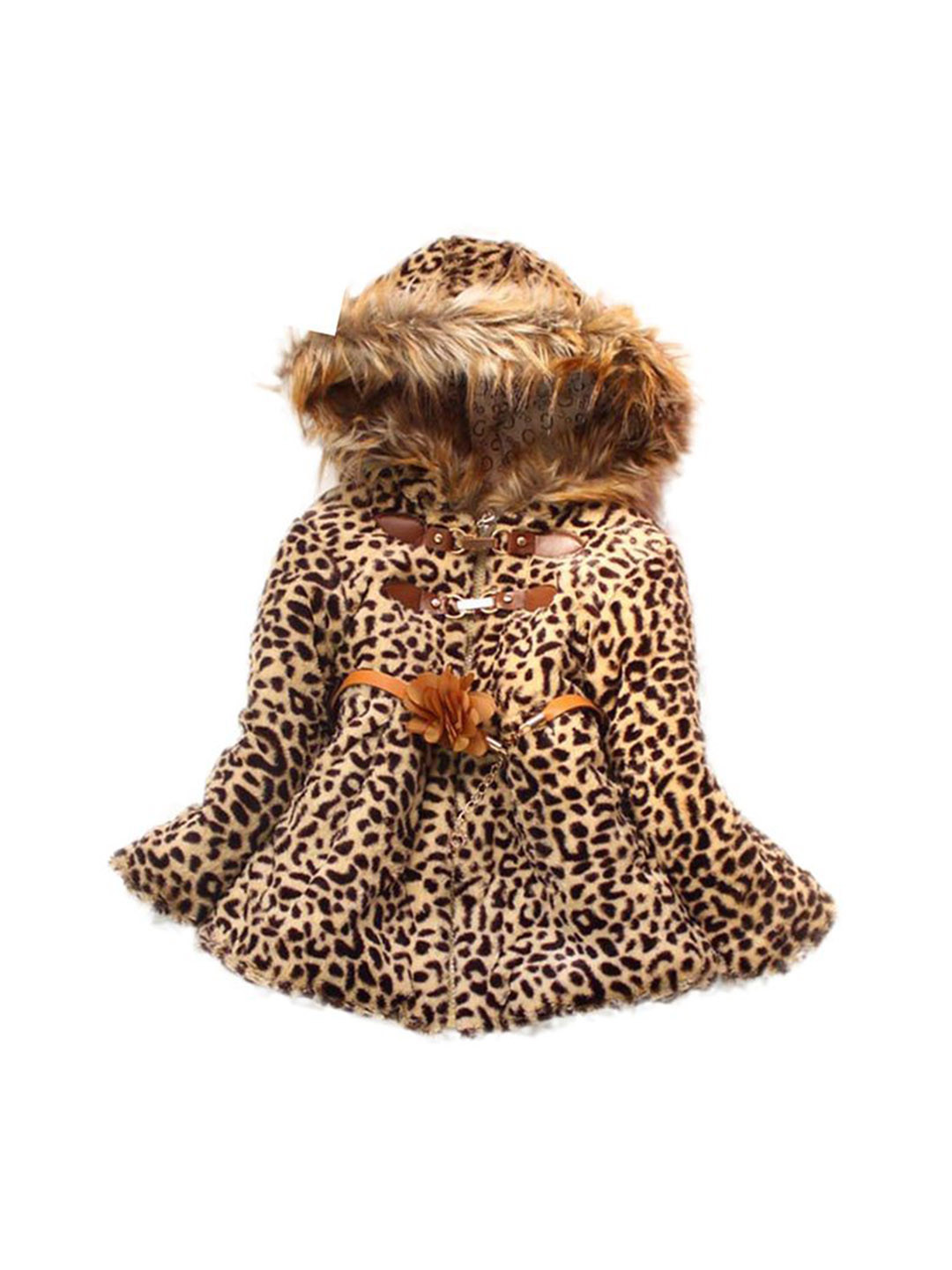 StyleCast x Revolte Girls Animal Printed Hooded Coat