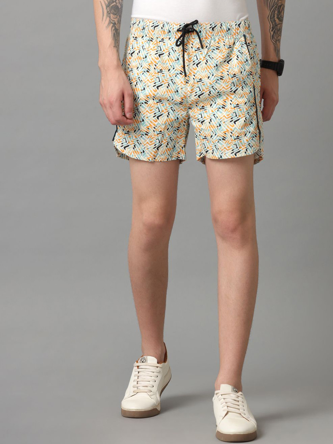 Voi Jeans Men Printed Pure Cotton Boxer