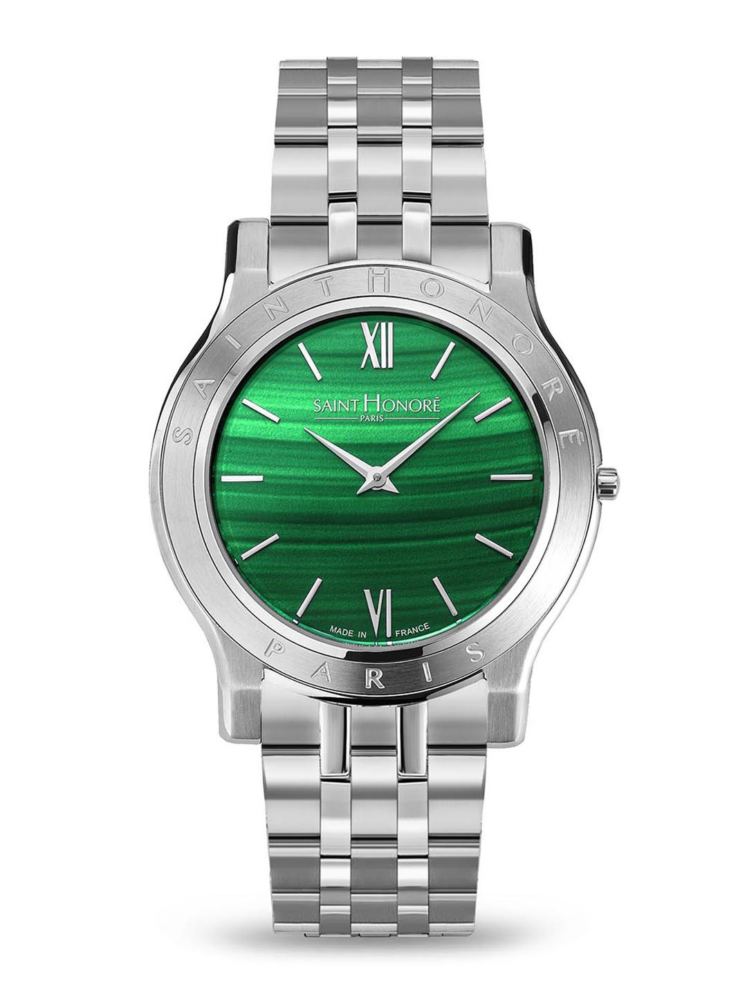 SAINT HONORE PARIS Women Deauville Quartz Green Round Watch- DE726101-1VA