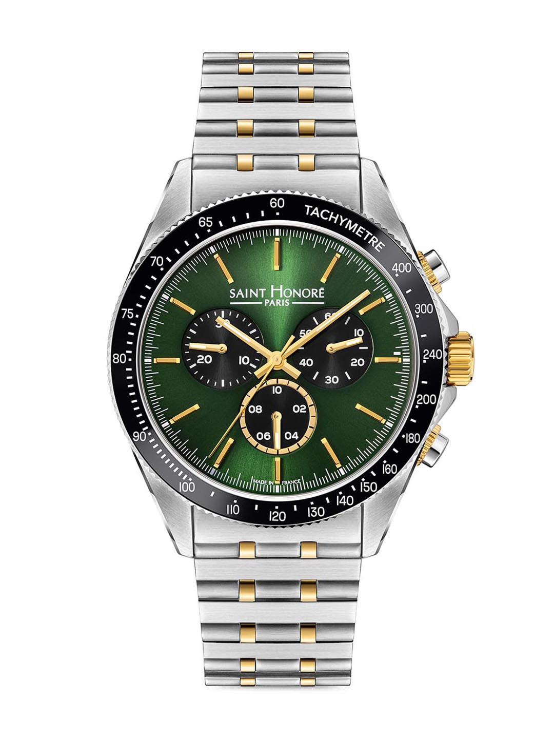 SAINT HONORE PARIS Men Le Bourget Quartz Green Round watch - LB896101-47VIT