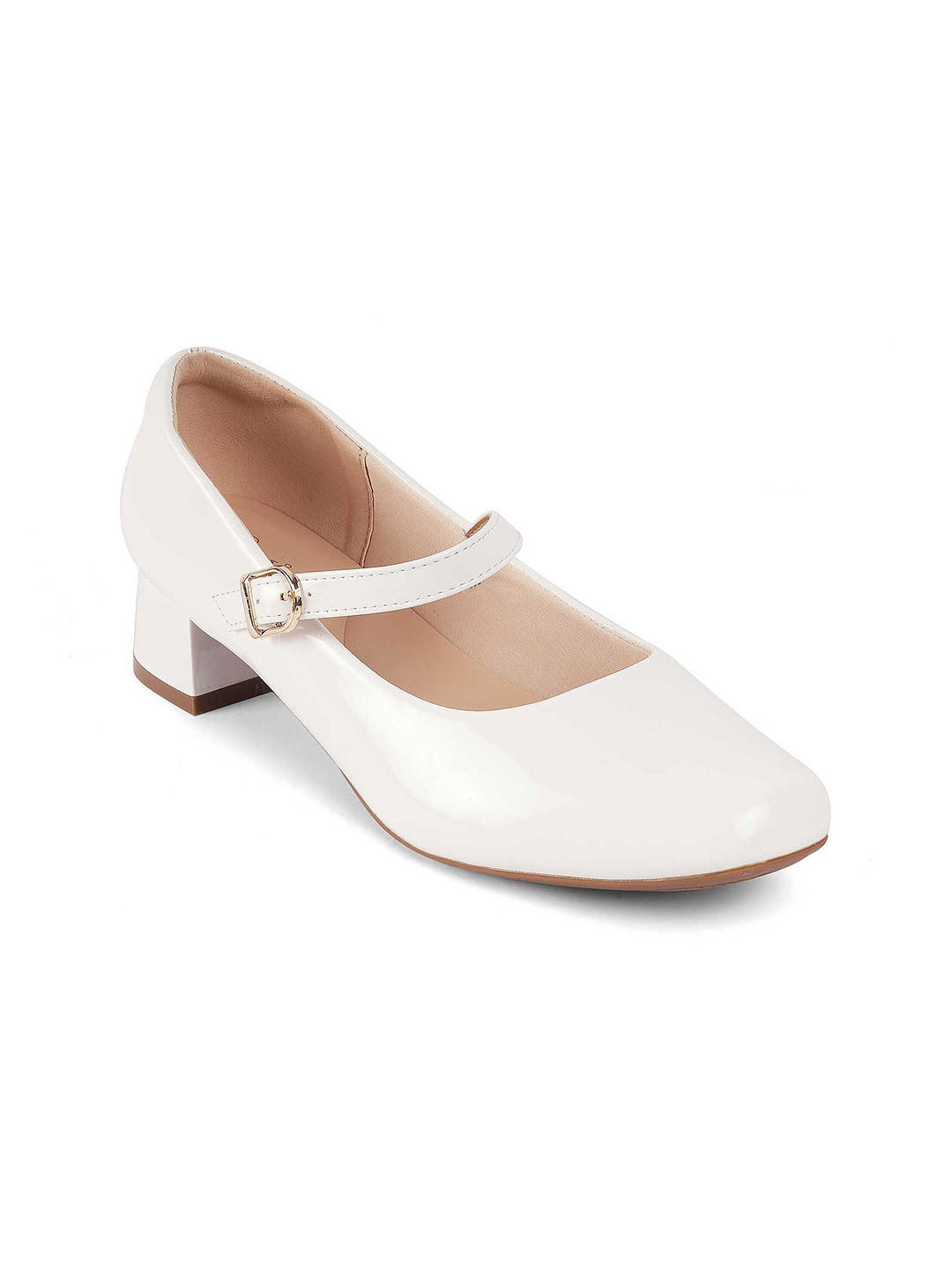 Tresmode Women's Work Slim Heeled Pumps with Buckles