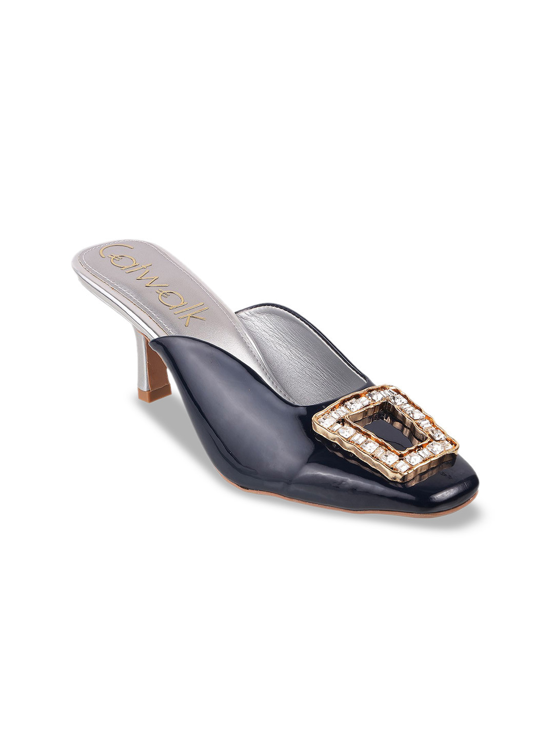 Catwalk Women Embellished Pointed Toe Slim Heeled Mules