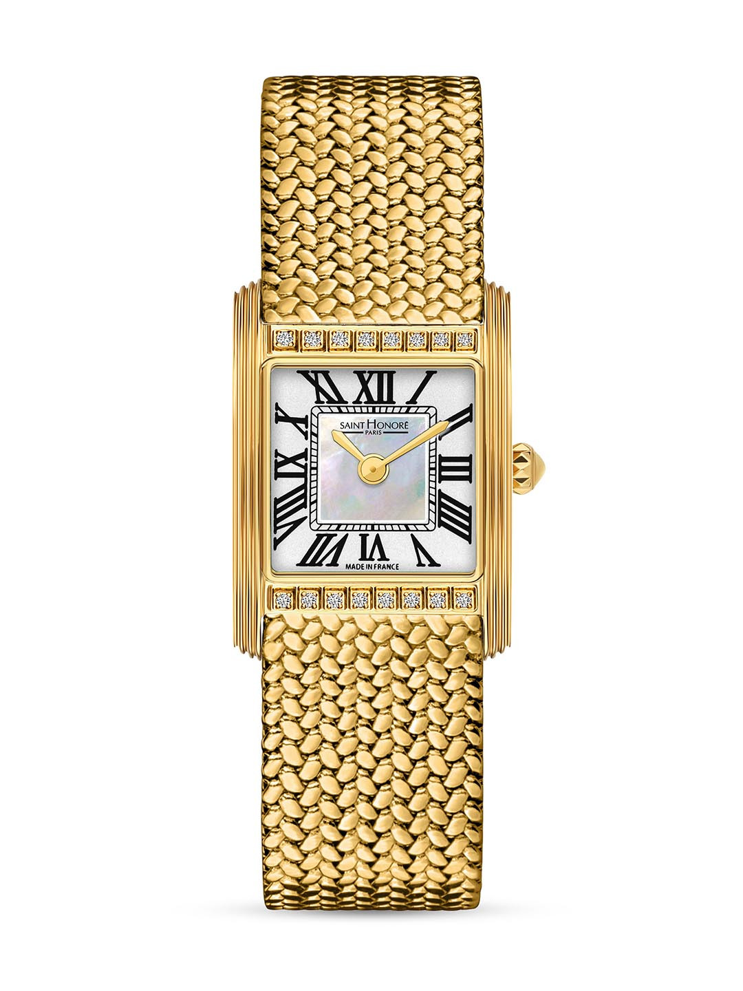 SAINT HONORE PARIS Women Palais Royal (Mini) Quartz White Round Watch- PR710155-3YR