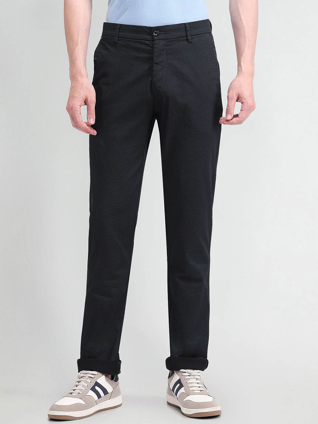 Arrow Sport Men Urban Slim Slim Fit Solid Trouser