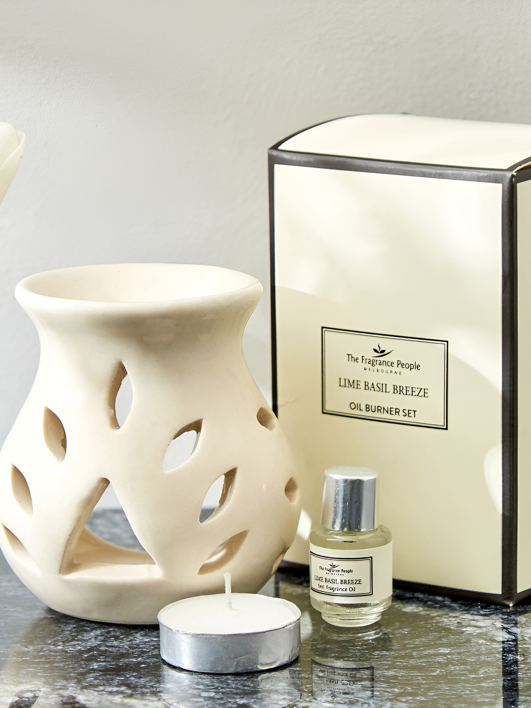 Home Centre Boutique 3 Pieces Lime Aroma Oil Diffuser - 5 ml