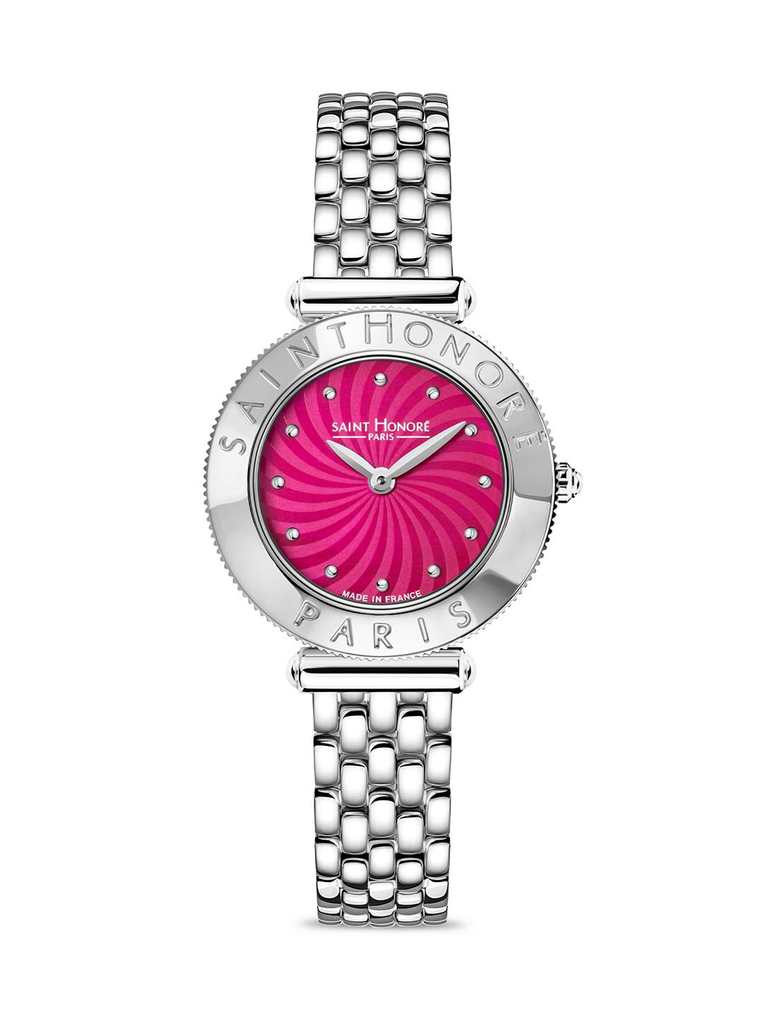 SAINT HONORE PARIS Women Gala Quartz Pink Round Watch- GA721172-1RYIN