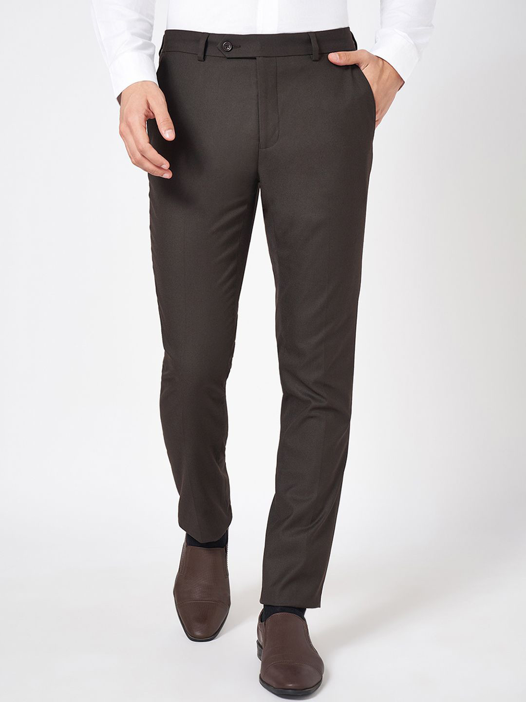BYFORD by Pantaloons Men Slim Fit Trousers
