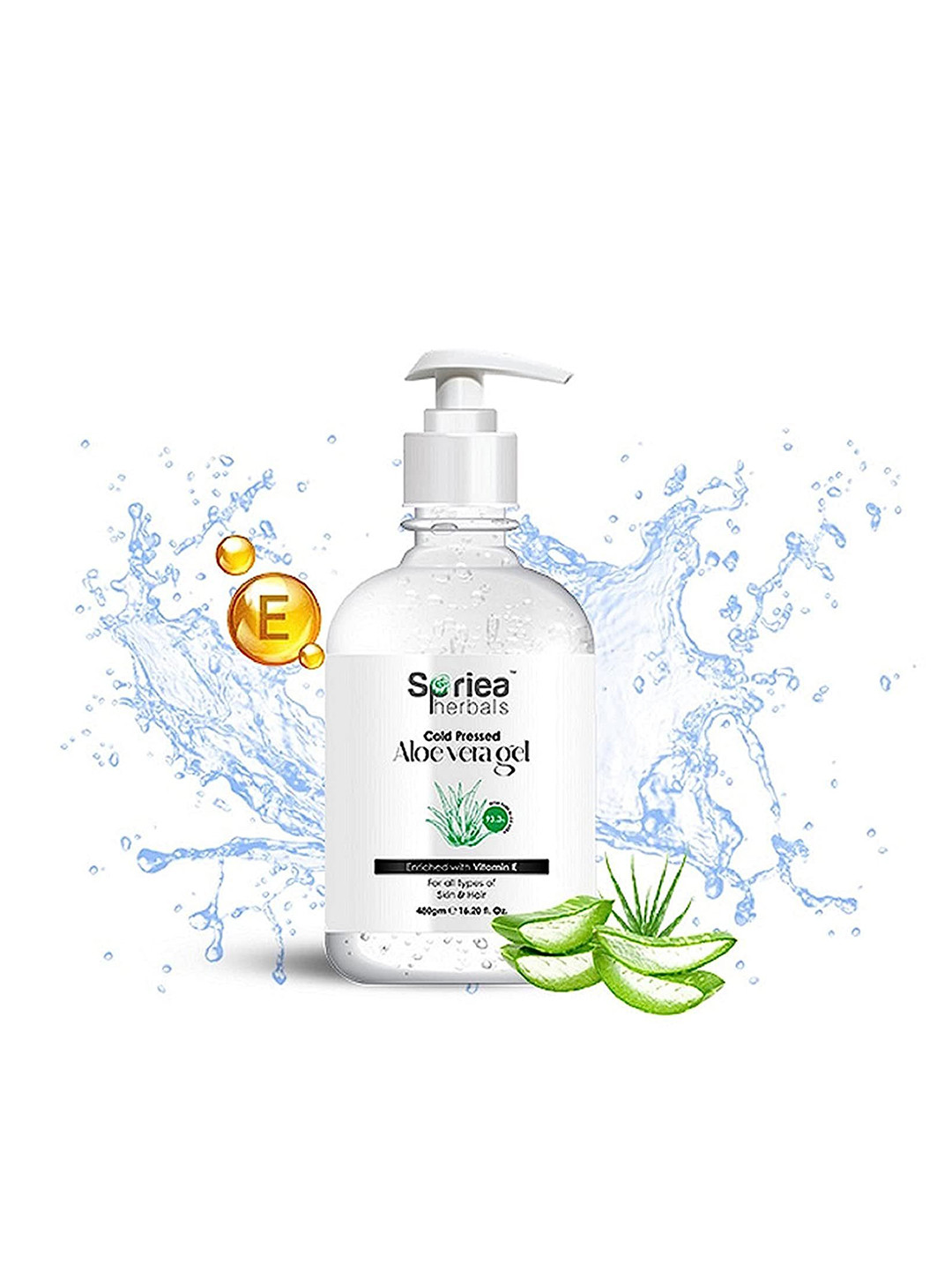 Spriea Herbals Cold Pressed Aloe Vera Gel- 480g