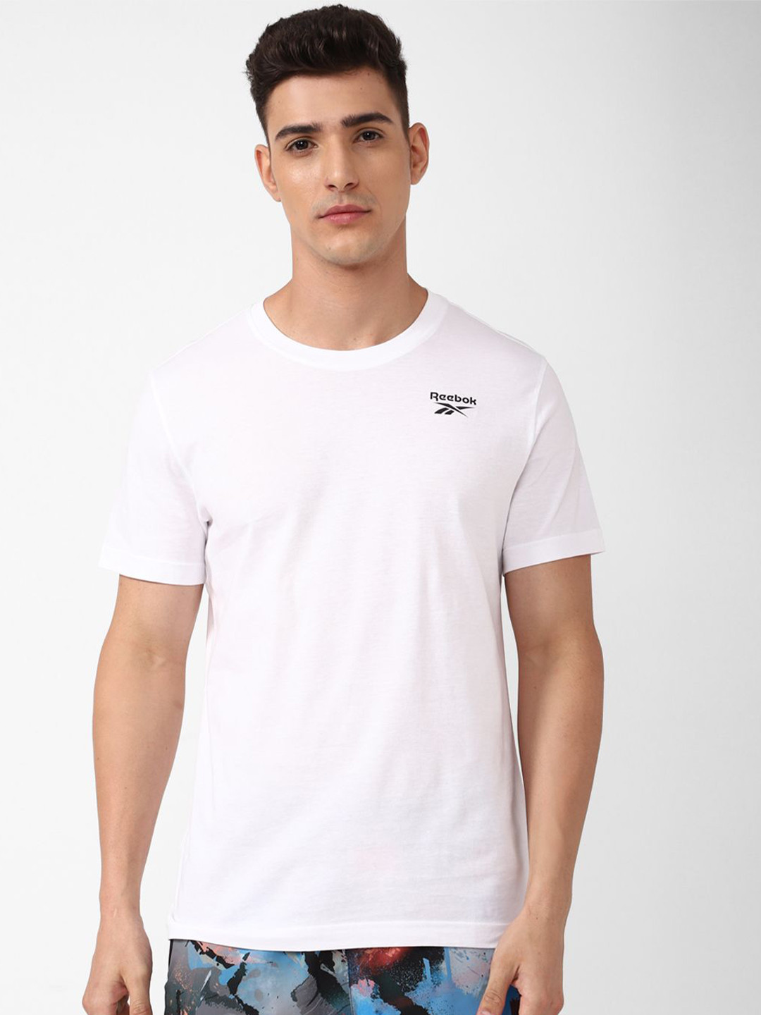Reebok RI Left Chest Logo Printed Pure Cotton Tee