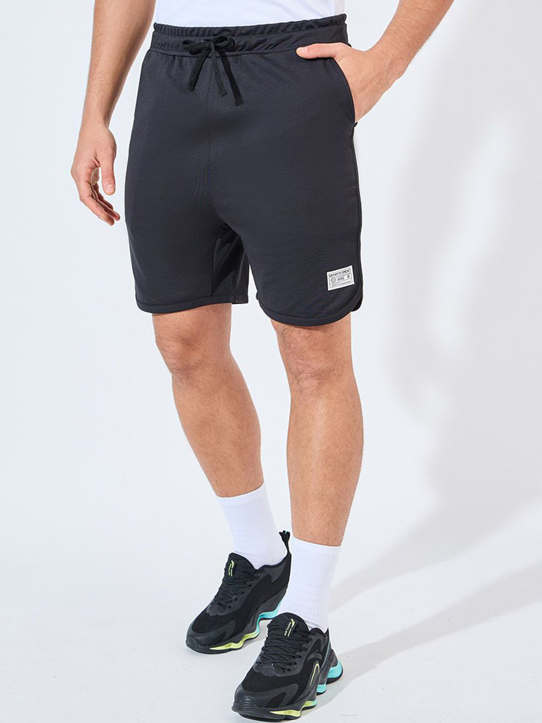 Styli Men Ultra Soft Micro Poly Cycling Shorts with Badge