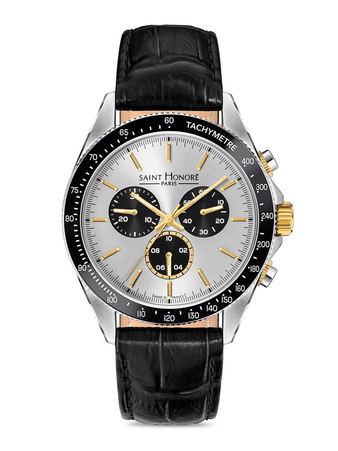 SAINT HONORE PARIS Men Le Bourget Quartz White Round watch - LB896001-47AIT