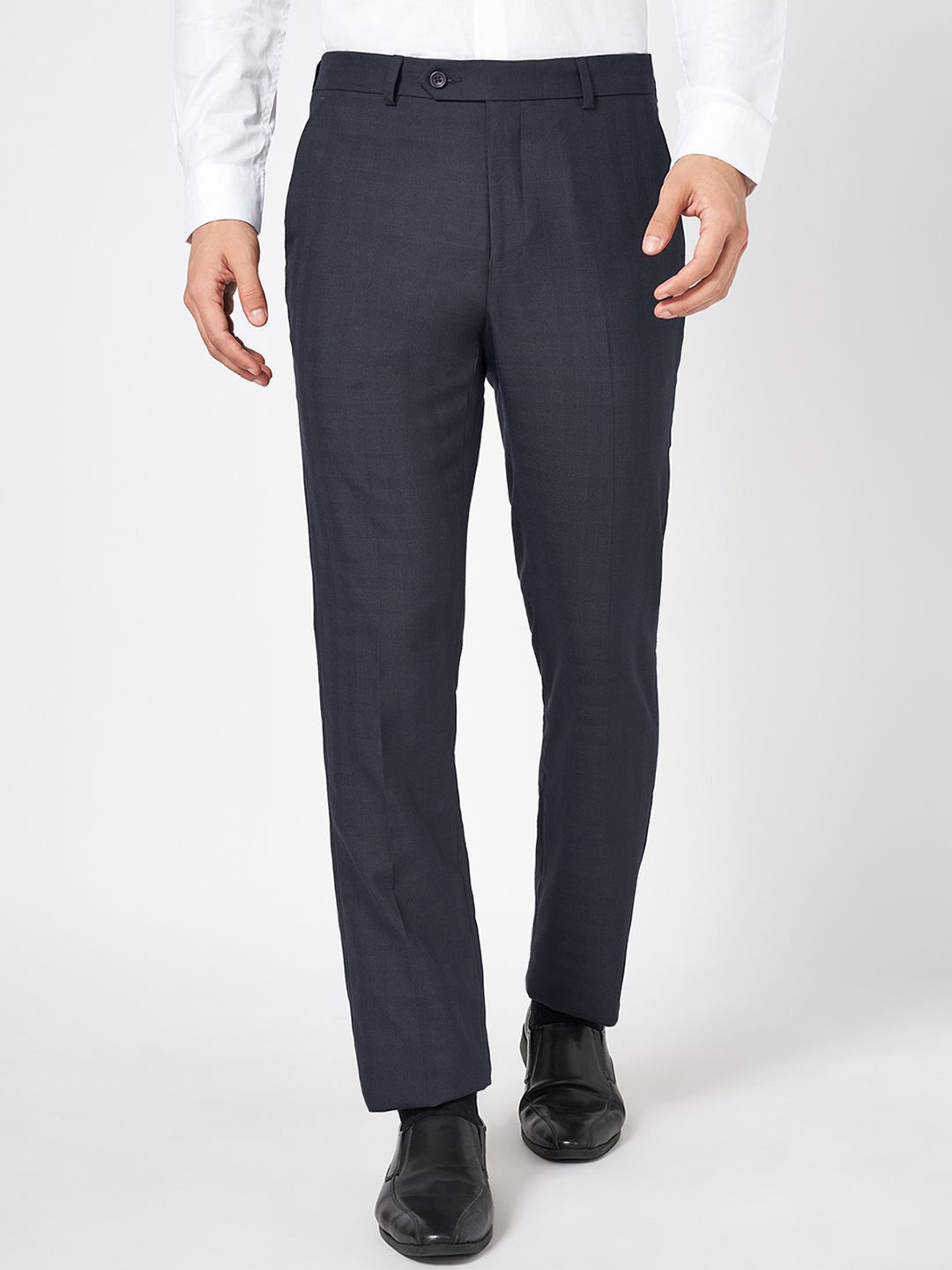 BYFORD by Pantaloons Men Slim Fit Formal Trousers
