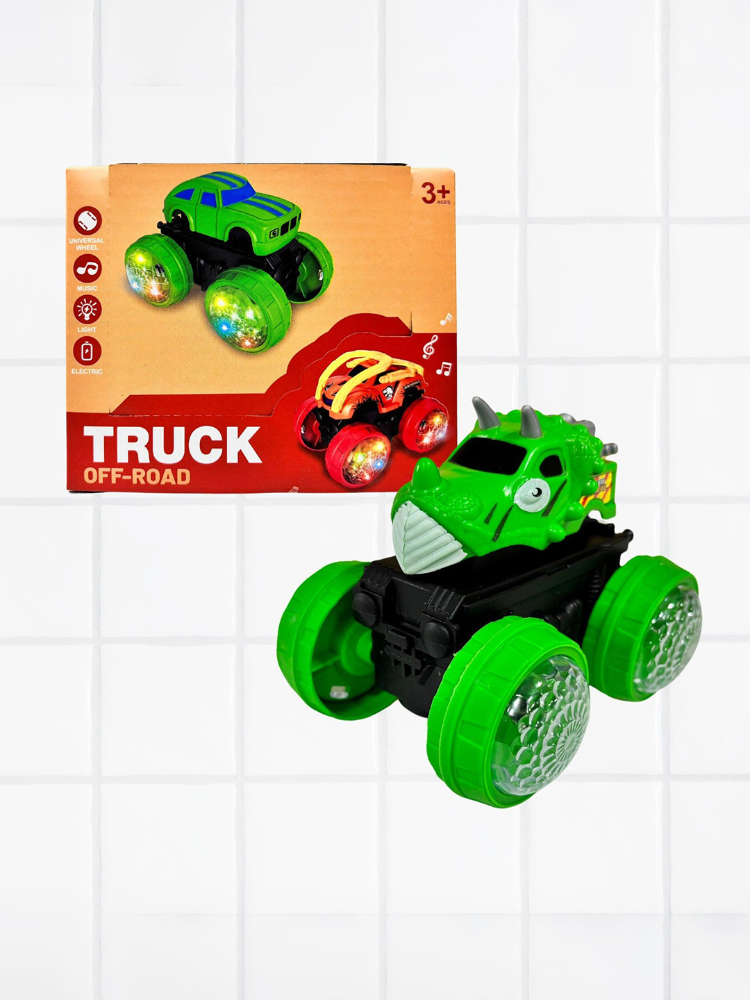 PLANET of Toys Musical Dinosaur Truck