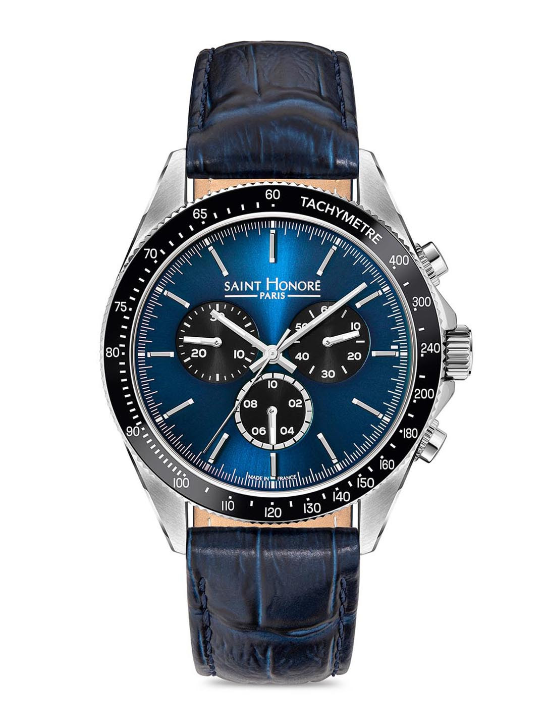 SAINT HONORE PARIS Men Le Bourget Quartz Blue Round watch - LB896001-17DIN