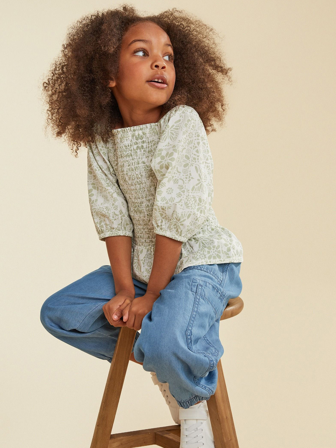 mothercare Girls Smart Joggers Trousers