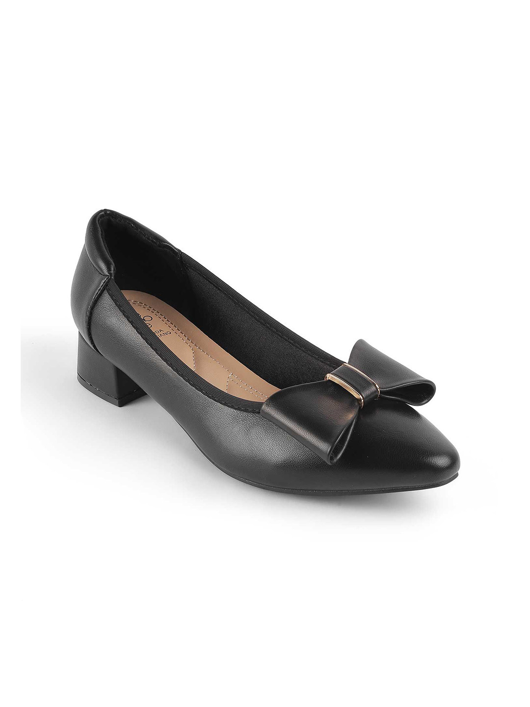 Tresmode Women's Work Slim Heeled Pumps with Bows