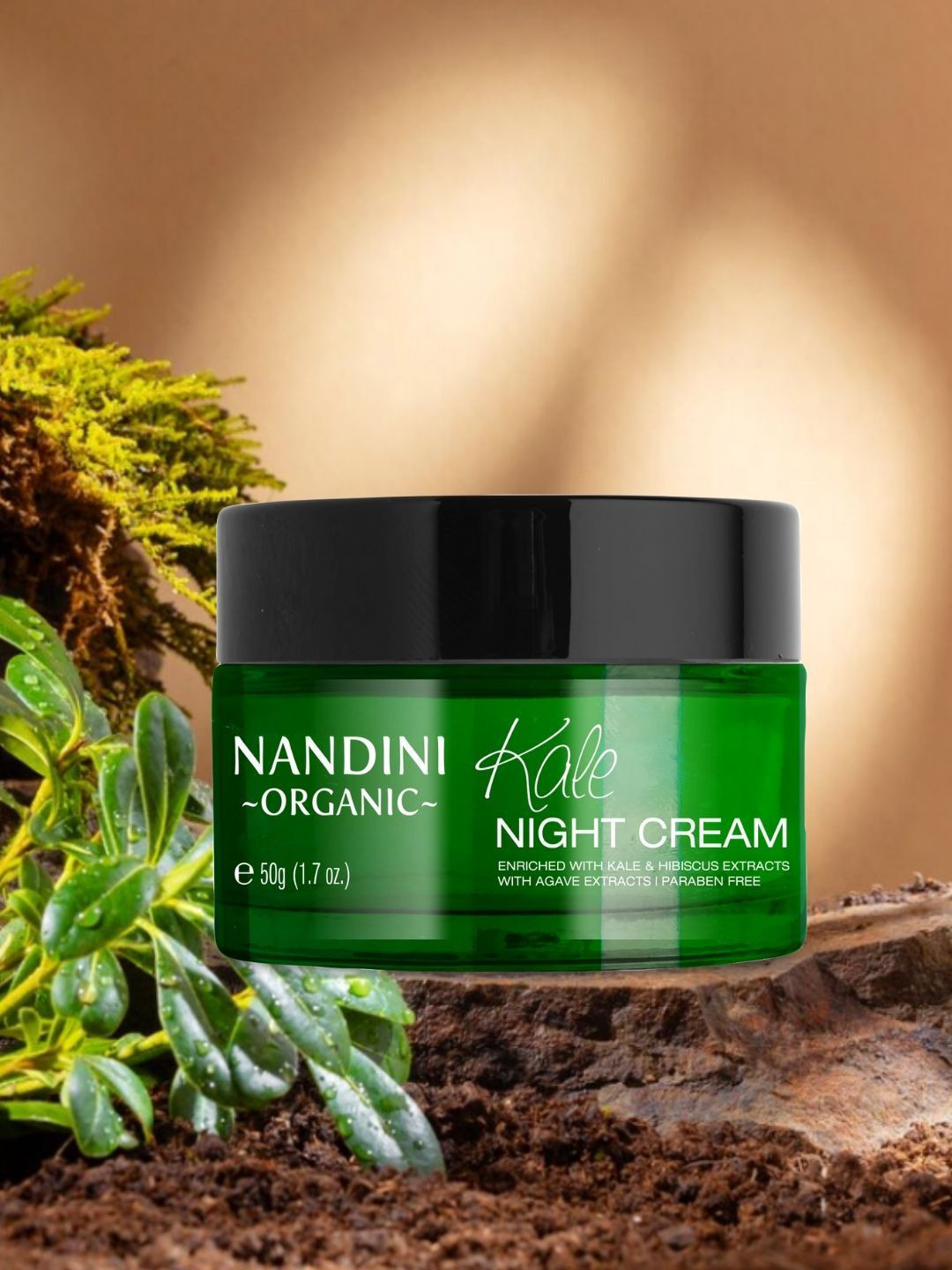 Nandini Organic Kale Night Cream Enriched With Niacinamide-50g
