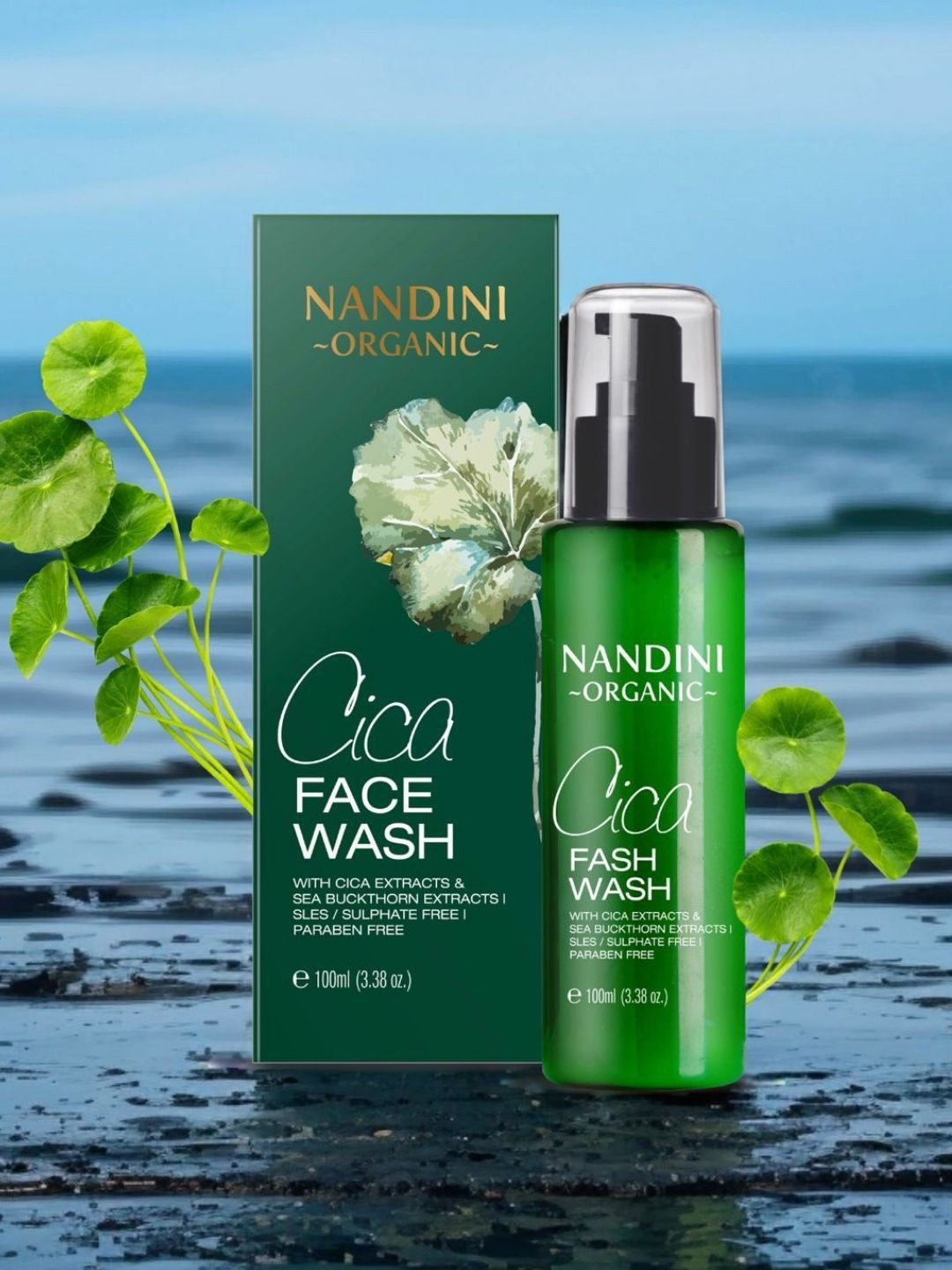 Nandini Organic Cica Facewash Enriched With Sea Buckthorn Extracts-100ml