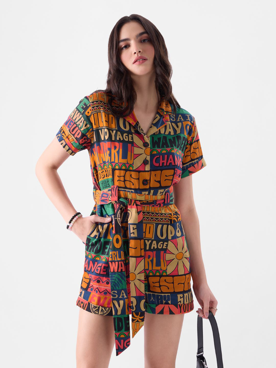 The Souled Store Printed Jumpsuit