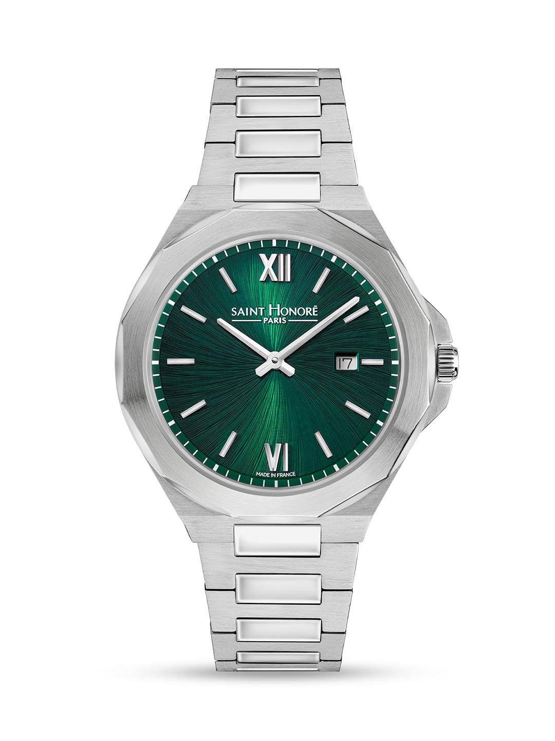 SAINT HONORE PARIS Men Stainless Steel Bracelet Style Straps Analogue Watch MT852102