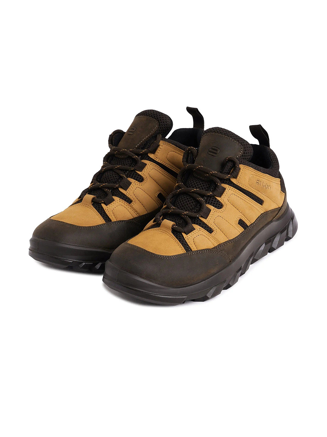 ERGON Men Colourblocked Leather Trekking Shoes