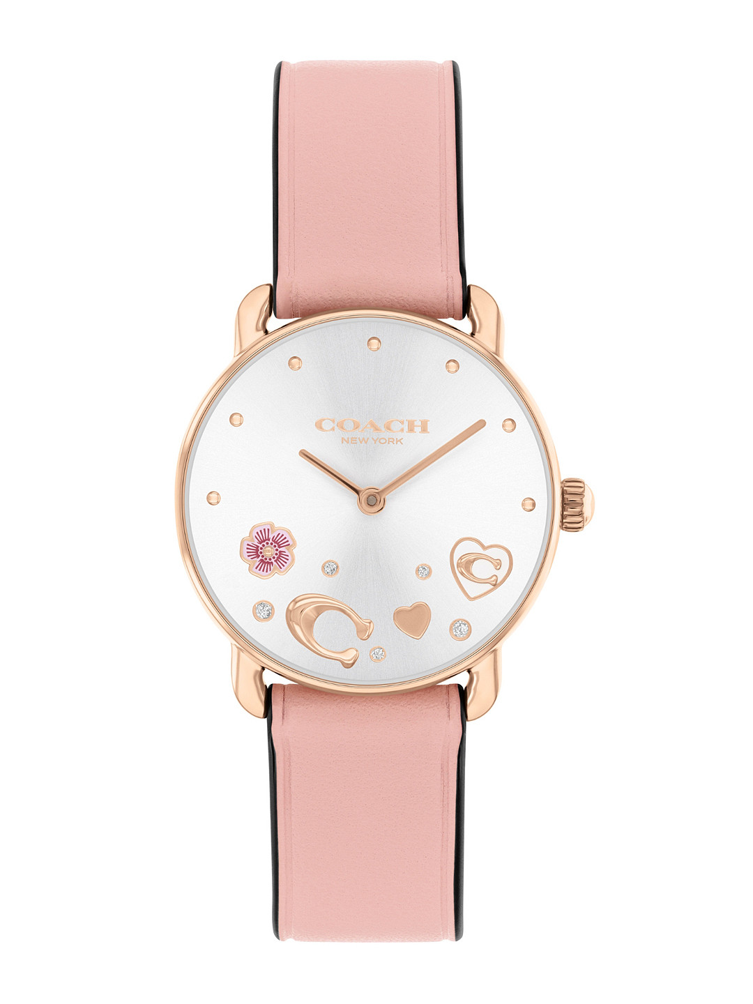 Coach Women Elliot Embellished Analogue Watch 14504306