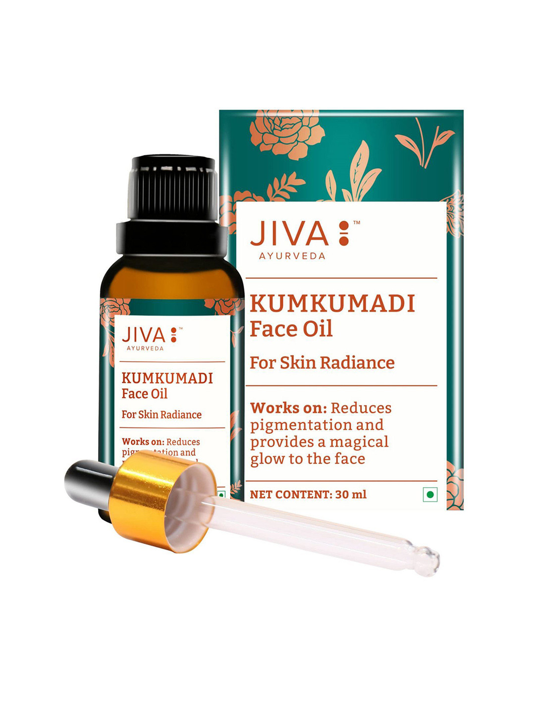 Jiva Ayurveda Kumkumadi Face Oil For Skin Radiance - 30 ml