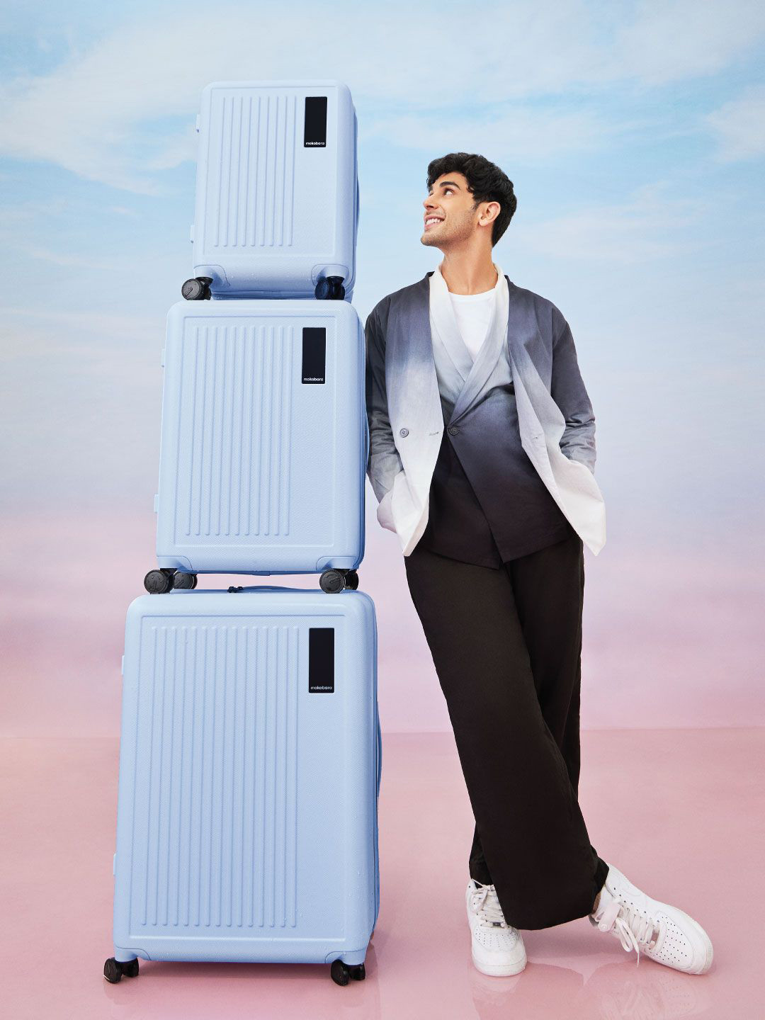 MOKOBARA The Transit Wave Set Of 3 Hard-Sided Trolley Bag Suitcase