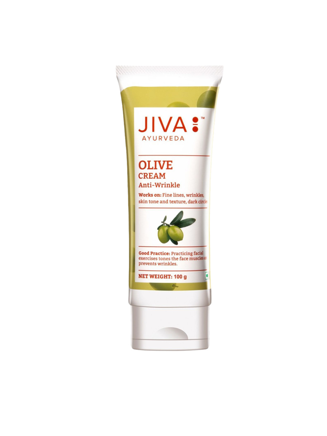 Jiva Anti-Wrinkle Olive Cream - 100g