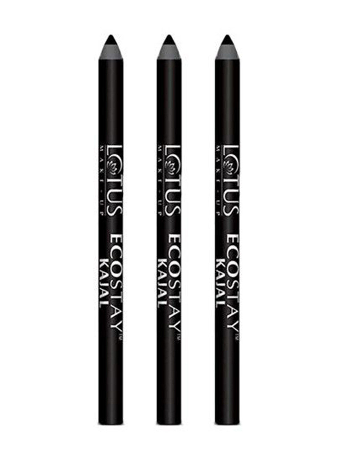 LOTUS Make-up Set Of 3 Ecostay Waterproof Kajal-1.2g Each