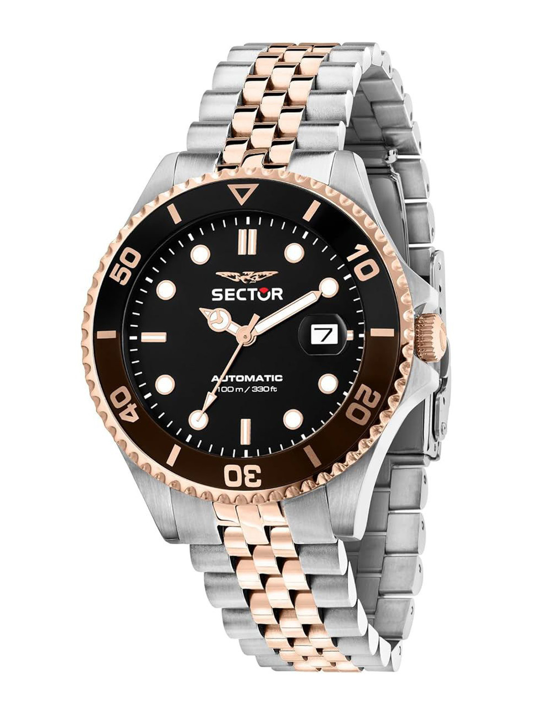 Sector Men Dial & Stainless Steel Straps Automatic Motion Powered Watch R3223161014