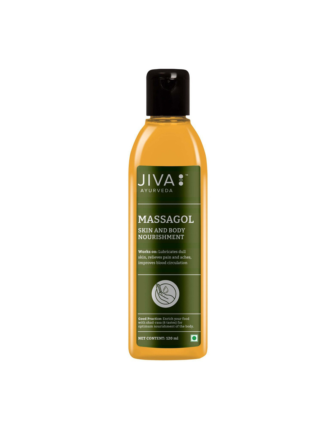 Jiva Massagol Oil For Skin & Body Nourishment - 120ml