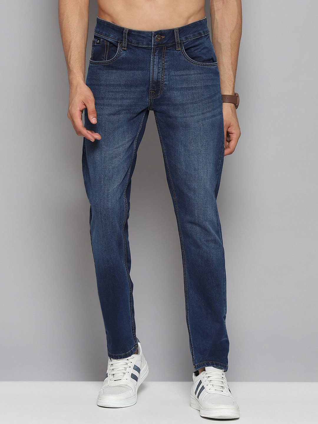 Cloak & Decker by Monte Carlo Men Regular Fit Light Fade Jeans