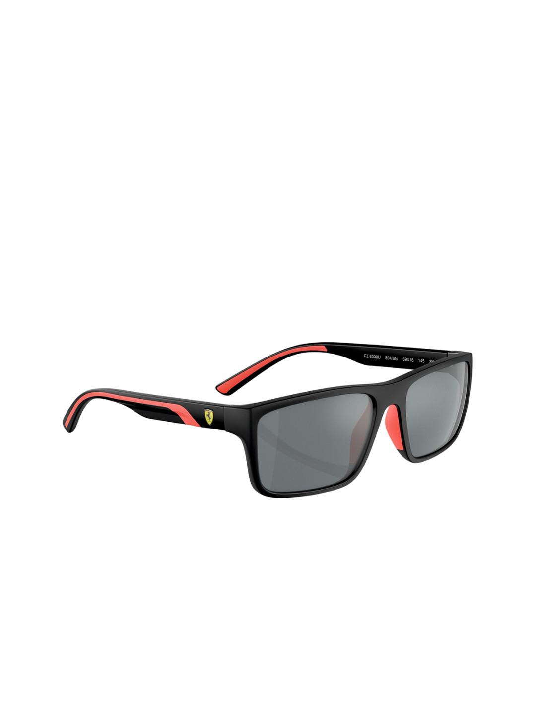 Ferrari Scuderia Men Rectangle Sunglasses with UV Protected Lens 8056262070659-Grey